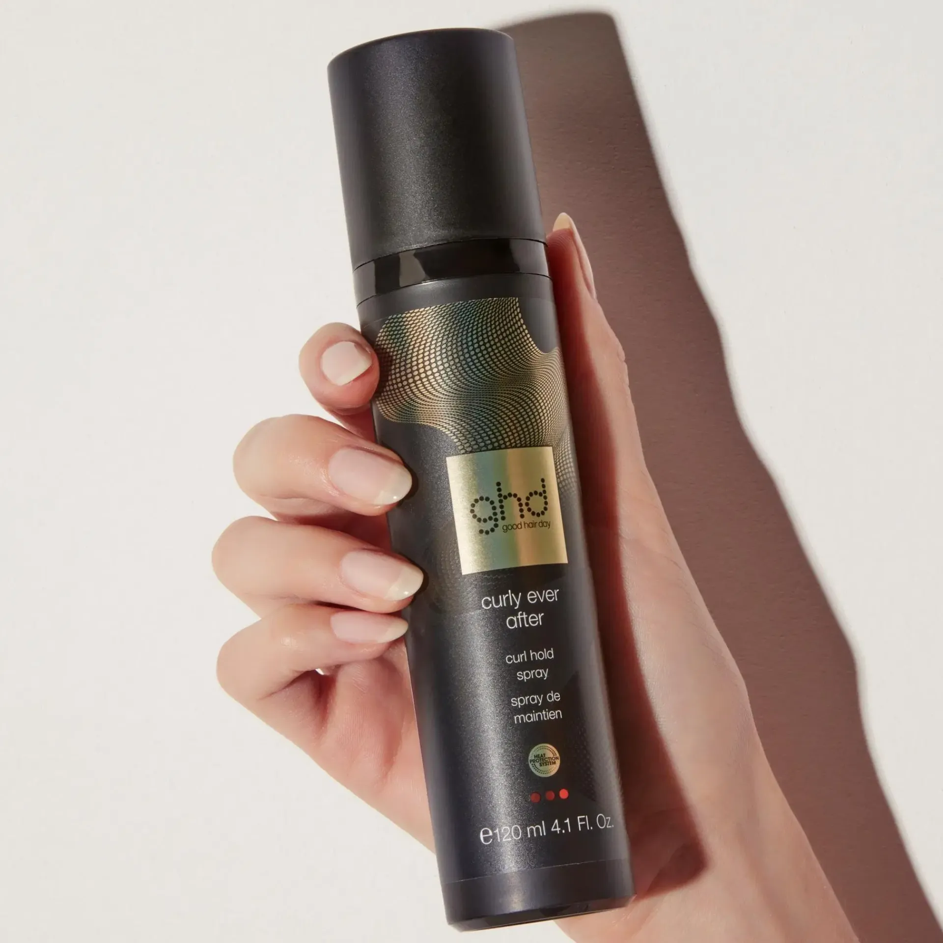 ghd Hiusten Muotoilutuotteet|Kampaamotuotteet< curly ever after curl hold spary kiharasuihke lämpömuotoiluun 120 ml