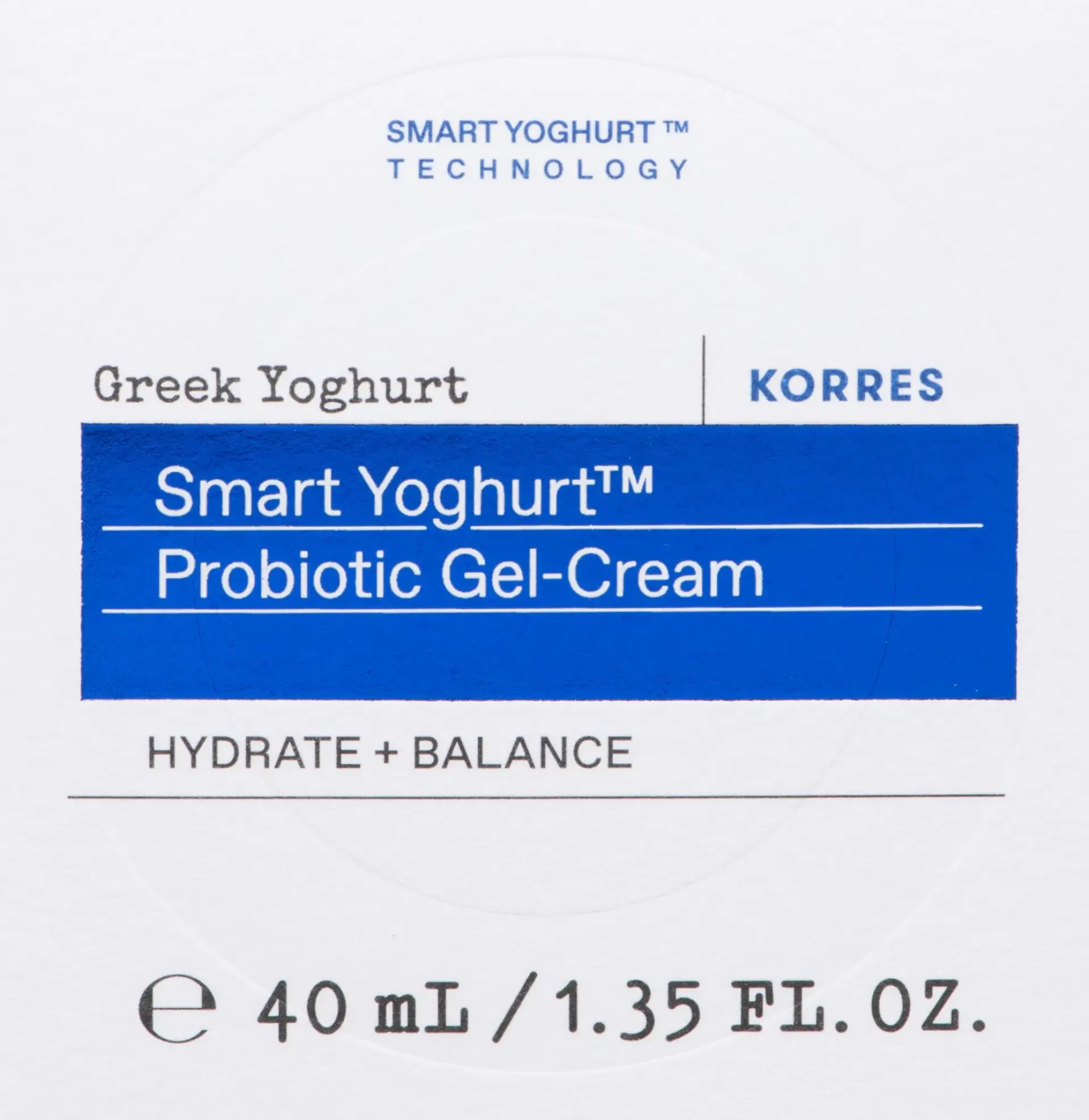 Korres Kasvojenhoito<Greek Yoghurt Smart Probiotic geelivoide norm./sekaiholle 40ml