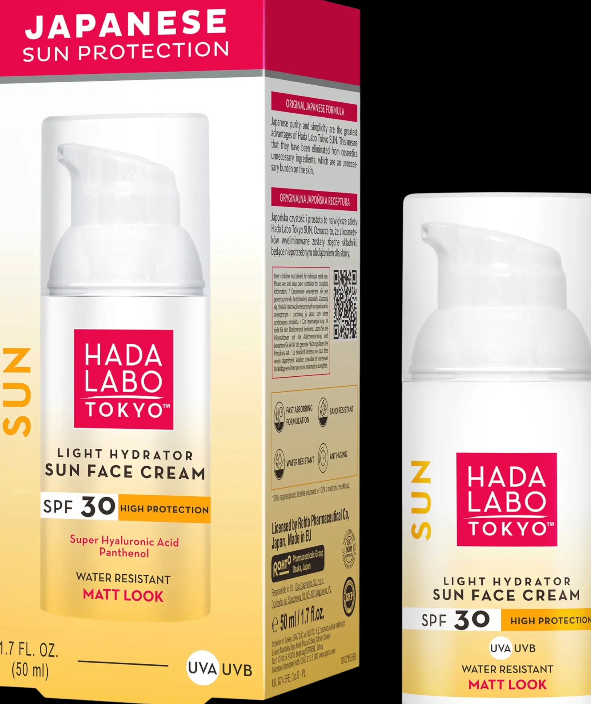 Hada Labo J-Beauty|Kasvojenhoito<TOKYO Light Hydrator Sun Face Cream SPF 30 aurinkovoide kasvoille 50ml