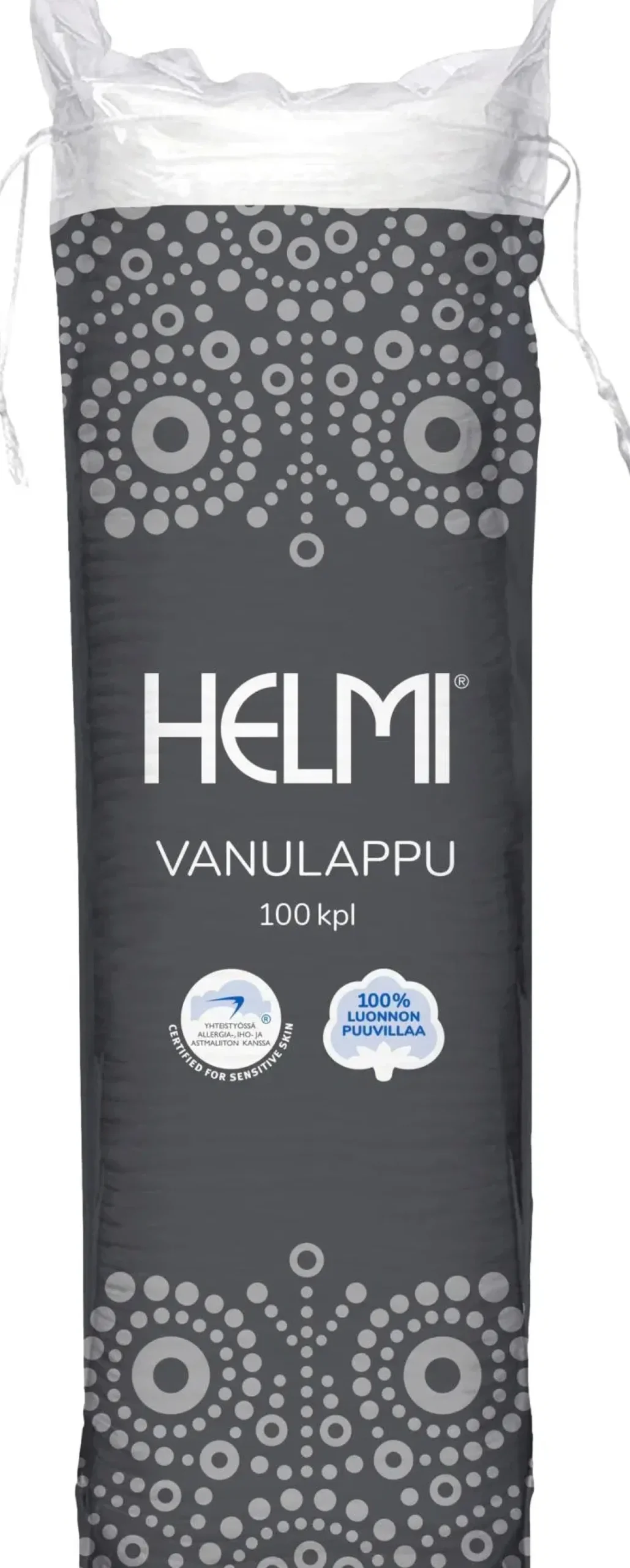 Helmi Kasvojenhoito<pyöreä vanulappu 100 kpl