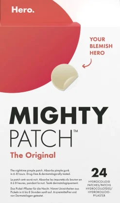Hero Korealainen Ihonhoito|Kasvojenhoito<Mighty Patch The Original -finnilaastari yökäyttöön 24 kpl