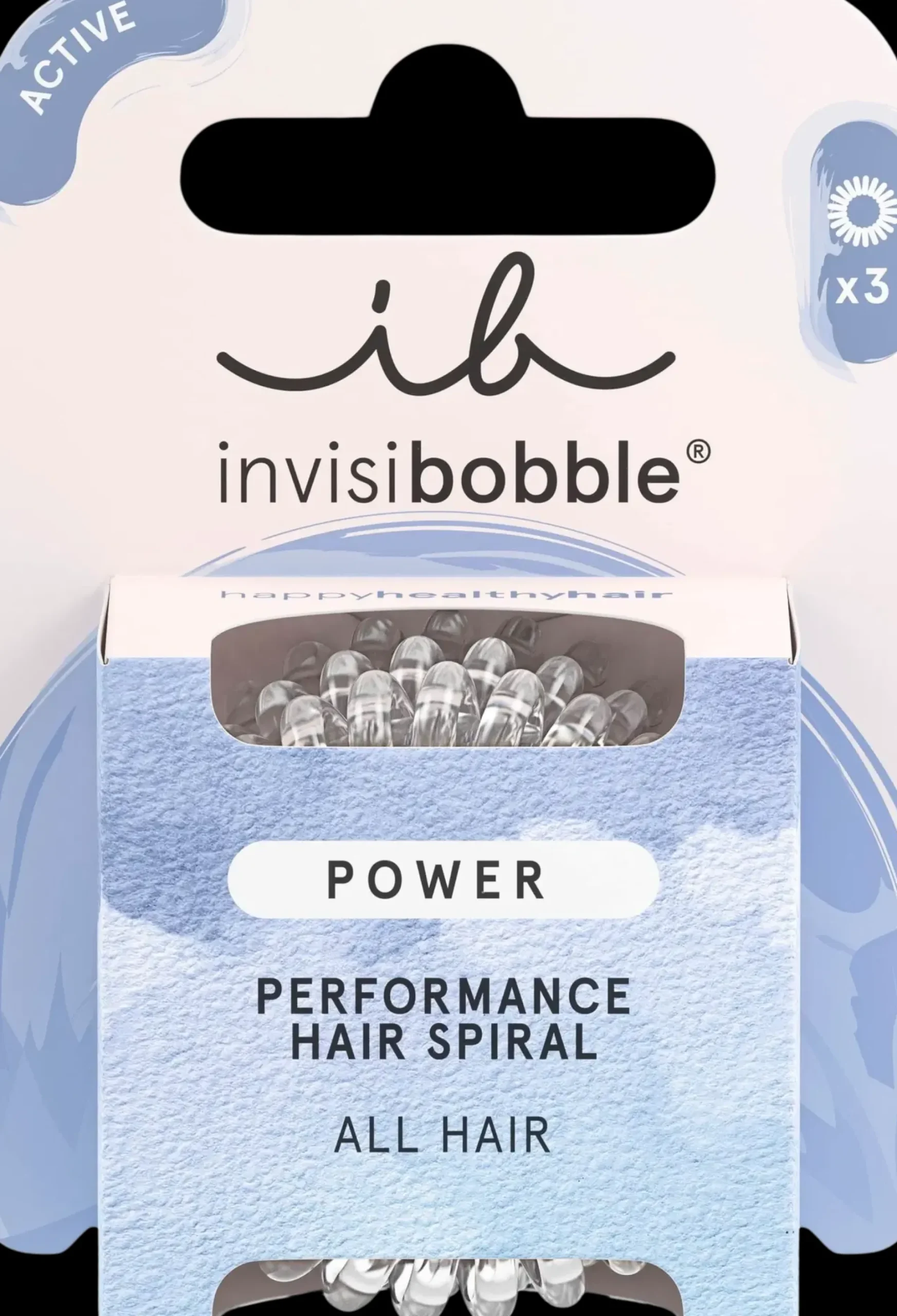 invisibobble Hiustarvikkeet<POWER Crystal Clear hiuslenkki