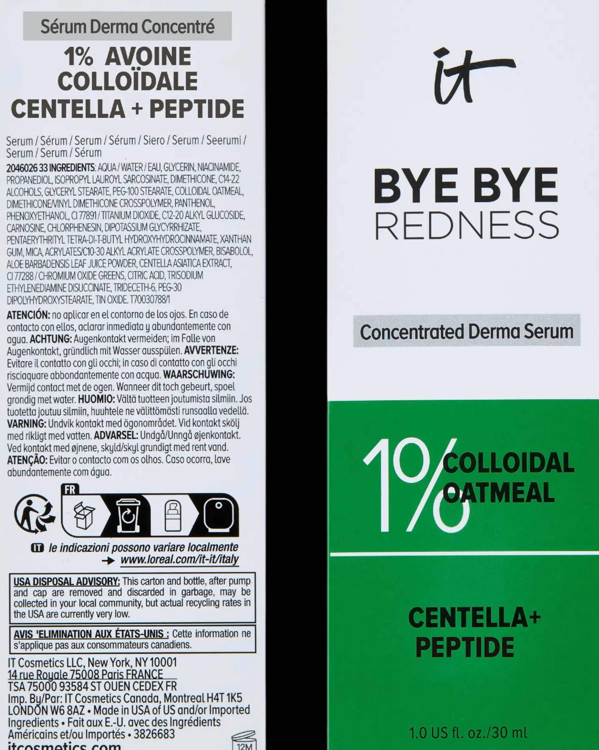IT Cosmetics Kasvojenhoito<Bye Bye Redness Seerumi 30 ml