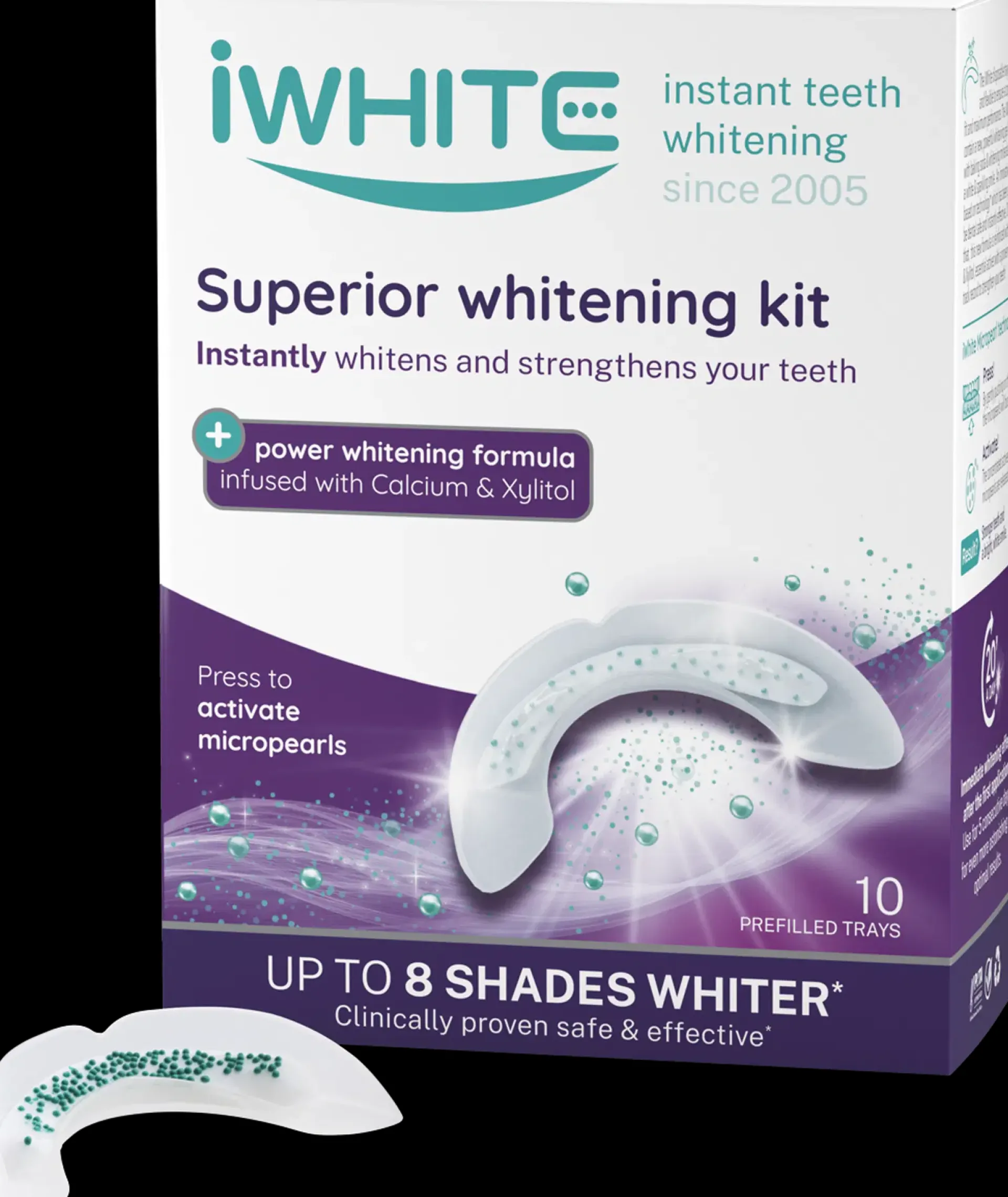 iWhite Suuhygienia|Suuhygienia<Superior valkaisumuotit 10 x 0.8g