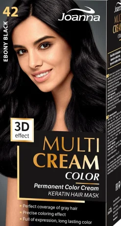 Joanna Hiusvärit<Multi Cream hiusväri 42 Ebony black permanent