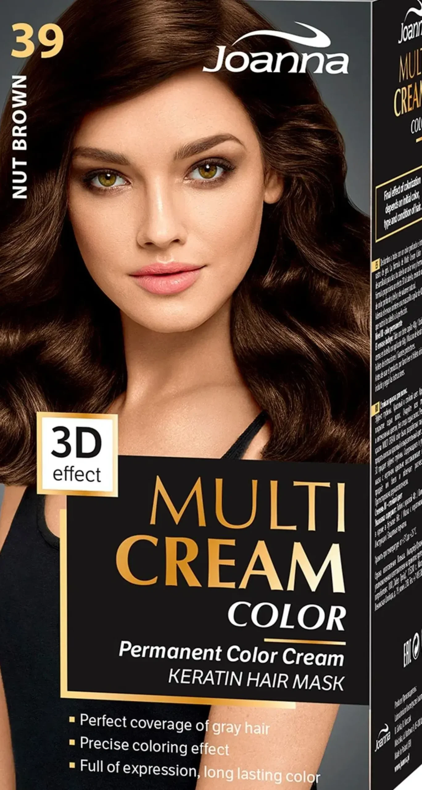 Joanna Hiusvärit<Multi Cream hiusväri 39 Nut brown permanent