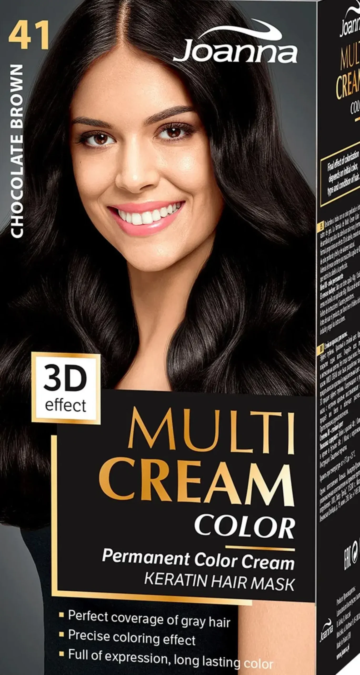 Joanna Hiusvärit<Multi Cream hiusväri 41 Chocolate brown permanent