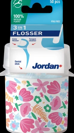 Jordan Suuhygienia|Suuhygienia<3in1 Flosser hammaslankain pöytäpakkaus 50kpl