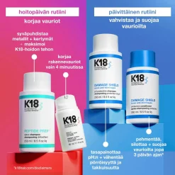 K18 Hiusnaamiot Ja -Tehohoidot|Hiustenhoito<Molecular repair hair mask hiusnaamio 15 ml