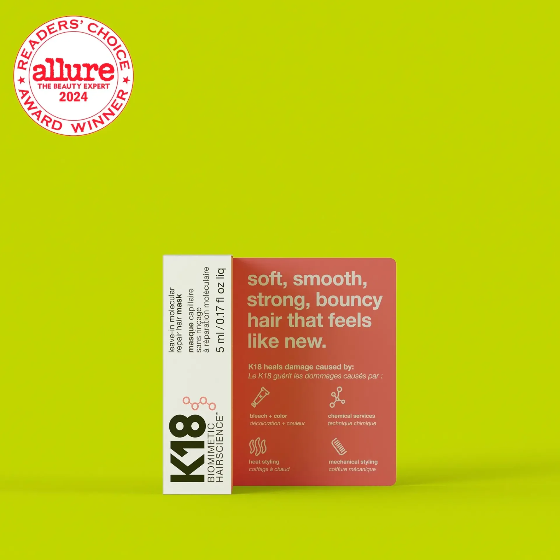 K18 Kampaamotuotteet|Hiustenhoito<Molecular repair hair mask hiusnaamio 5 ml