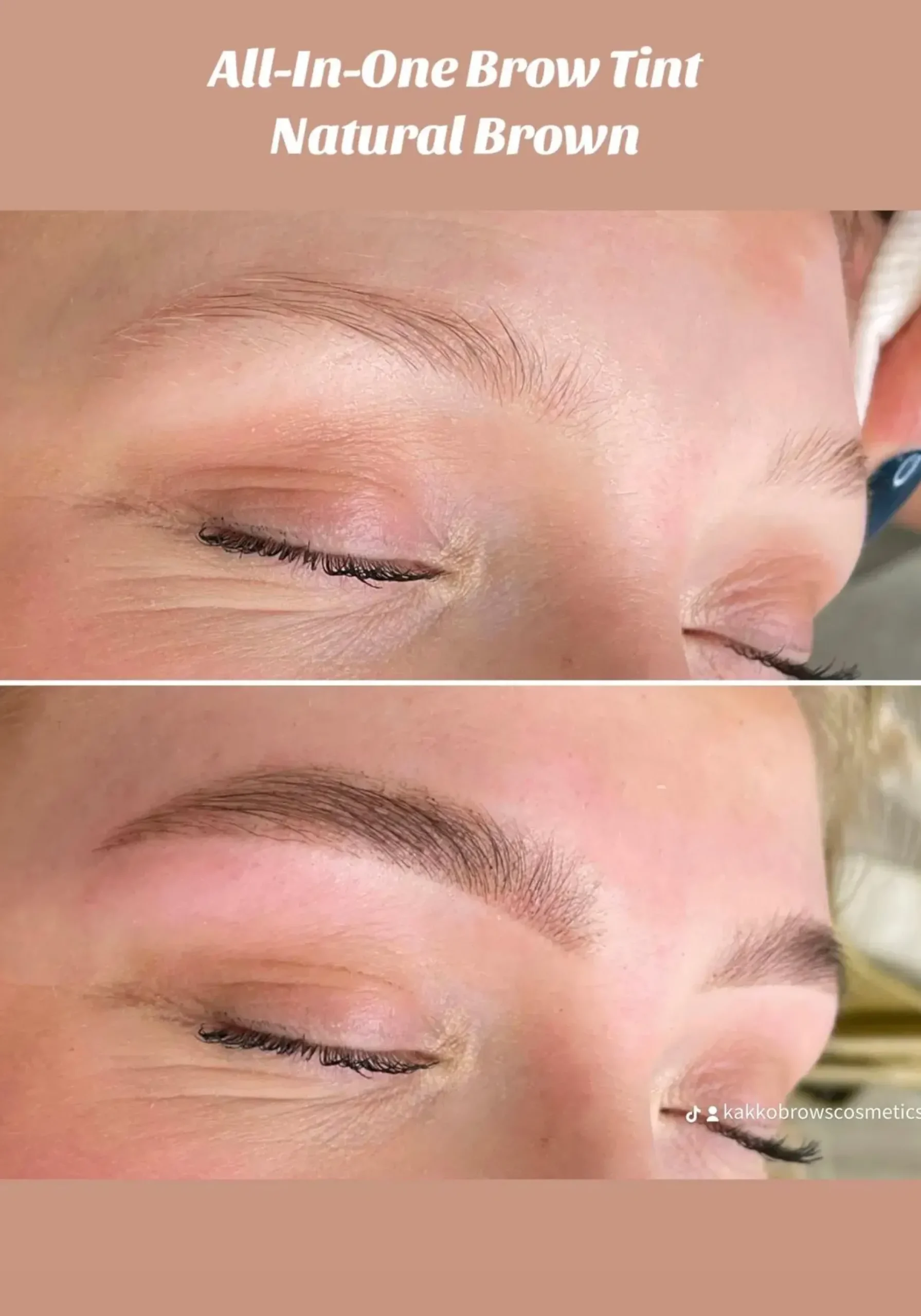 KakkoBrows Cosmetics Silmämeikit<All-In-One Brow Tint - Natural Brown