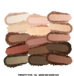KimChi Chic Beauty Silmämeikit<Twenty Five Palette Send Me Nude’les luomiväripaletti 16,25 g