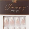 Kiss Kynsimeikit Ja Kynsienhoito<Classy Nails kynnet- Silk Dress 28 kpl