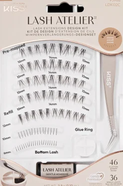 Kiss Silmämeikit<Lash Atelier Design Kit 02 ripset 46 tupsua, 36 yksittäistä ripseä