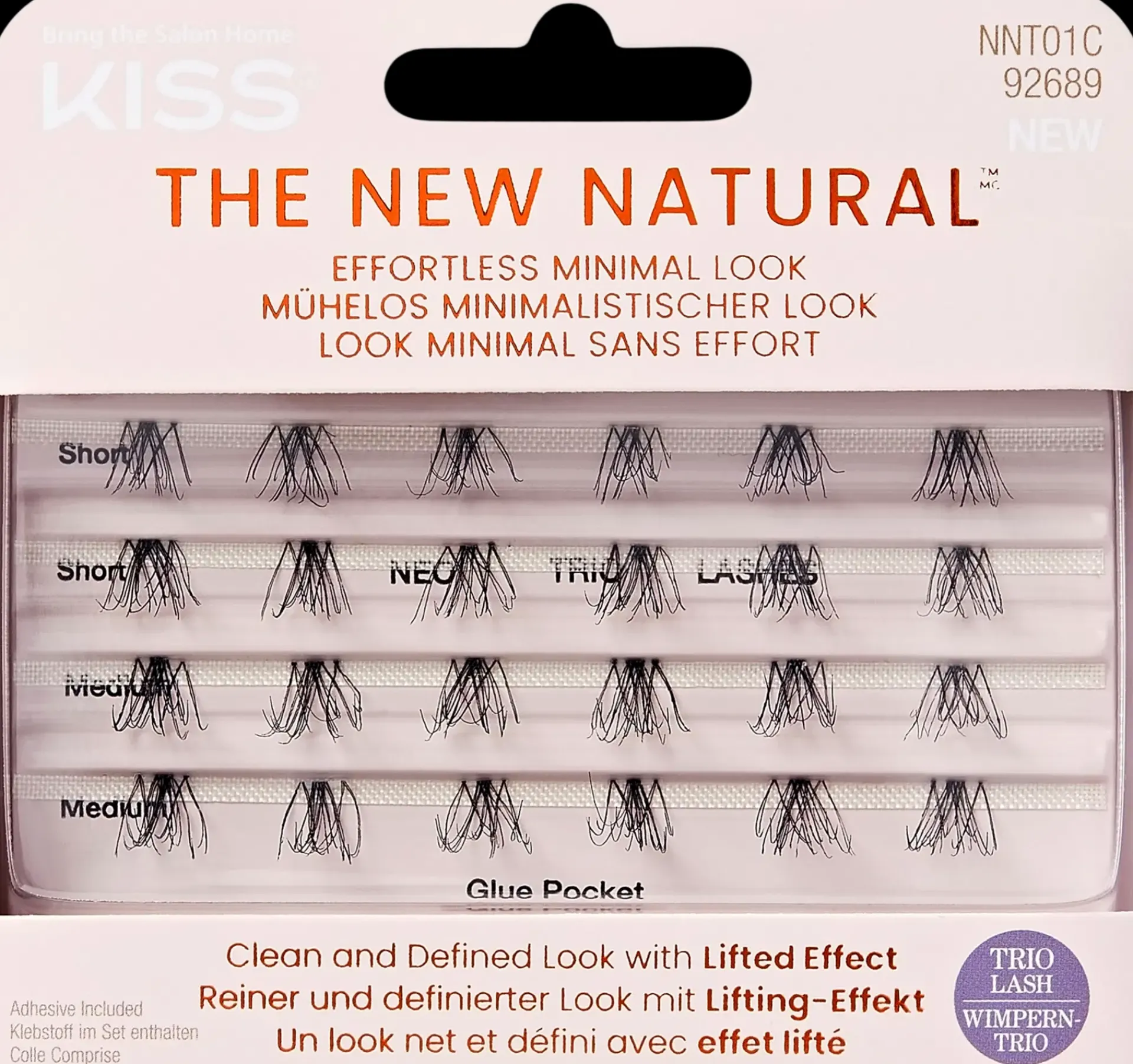 Kiss Silmämeikit<The New Natural Trio 01 ripsitupsut 24kpl