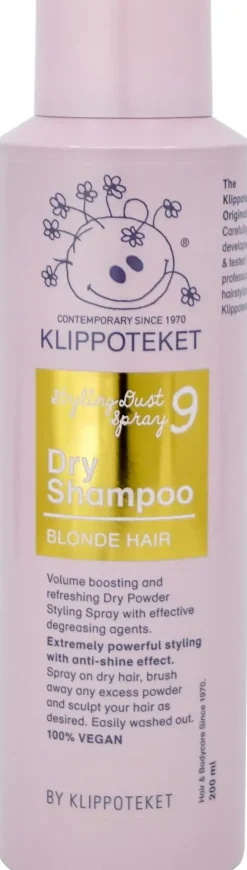 Klippoteket Hiusten Muotoilutuotteet<Styling Dust Spray Dry Shampoo kuivashampoo & muotoilu 200 ml