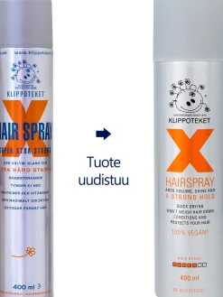 Klippoteket Hiusten Muotoilutuotteet<Super Xtra Strong Hairspray hiuskiinne 400 ml