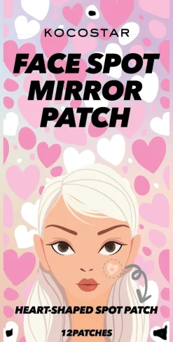 Kocostar Korealainen Ihonhoito|Kasvojenhoito<Face Spot Mirror Patch täsmähoitolaput näppylöille 36 kpl