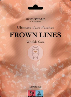 Kocostar Korealainen Ihonhoito|Kasvojenhoito<Ultimate Face Patches Frown Lines kasvoteipit 6 kpl