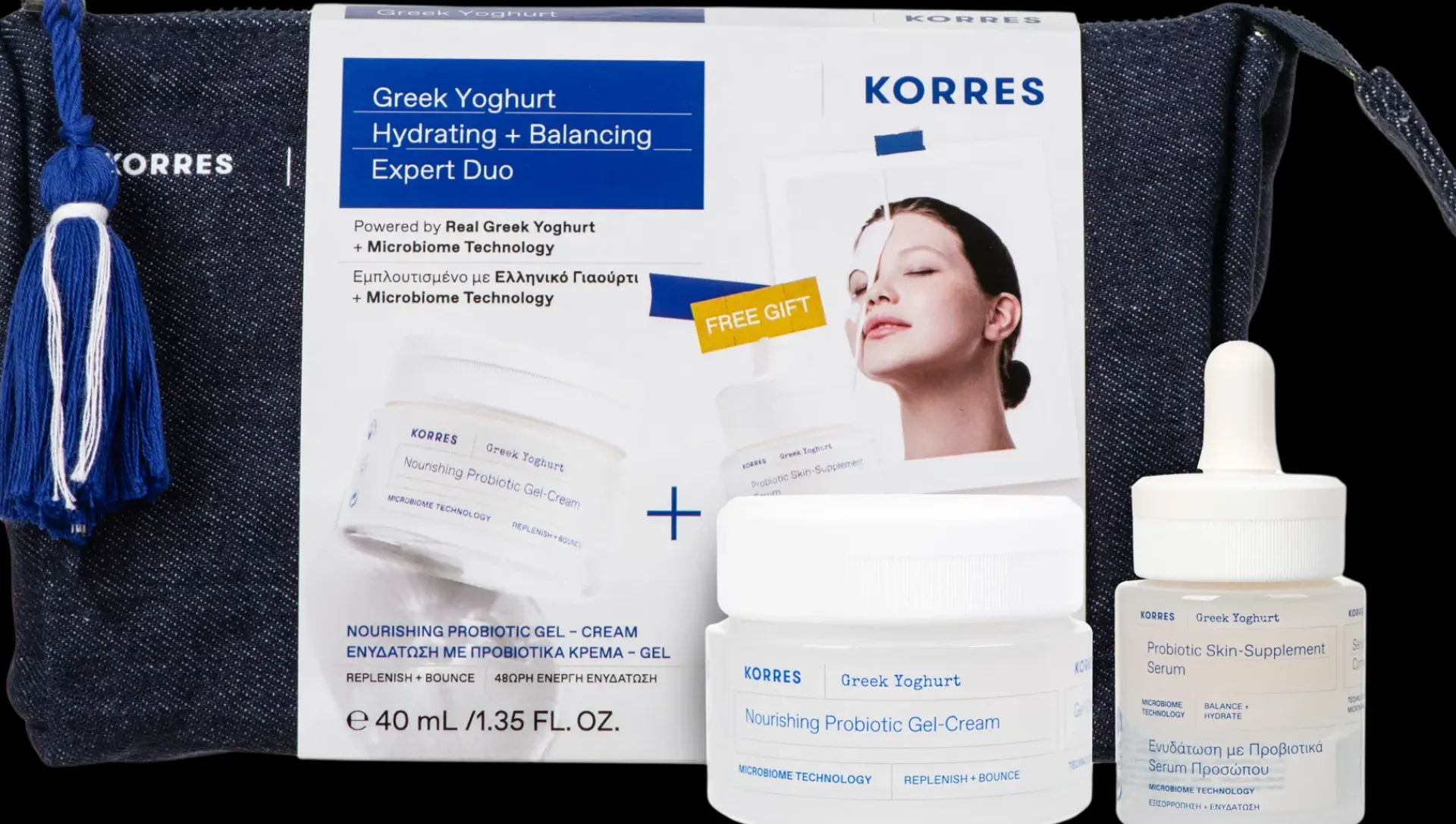 Korres Ihonhoitopakkaukset<Greek Yoghurt ihonhoitopakkaus 40ml + 15ml