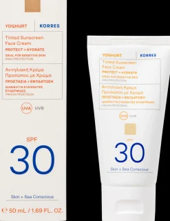Korres Aurinkotuotteet<Yoghurt SPF30 sävyttävä aurinkosuojavoide kasvoille 50 ml