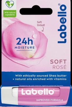 Labello Kasvojenhoito<4,8g Soft Rosé -huulivoide