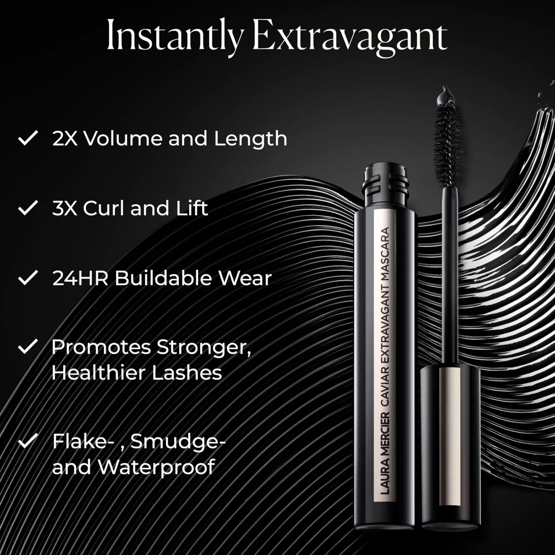 Laura Mercier Silmämeikit<Caviar Extravagant Mascara 4,5 ml