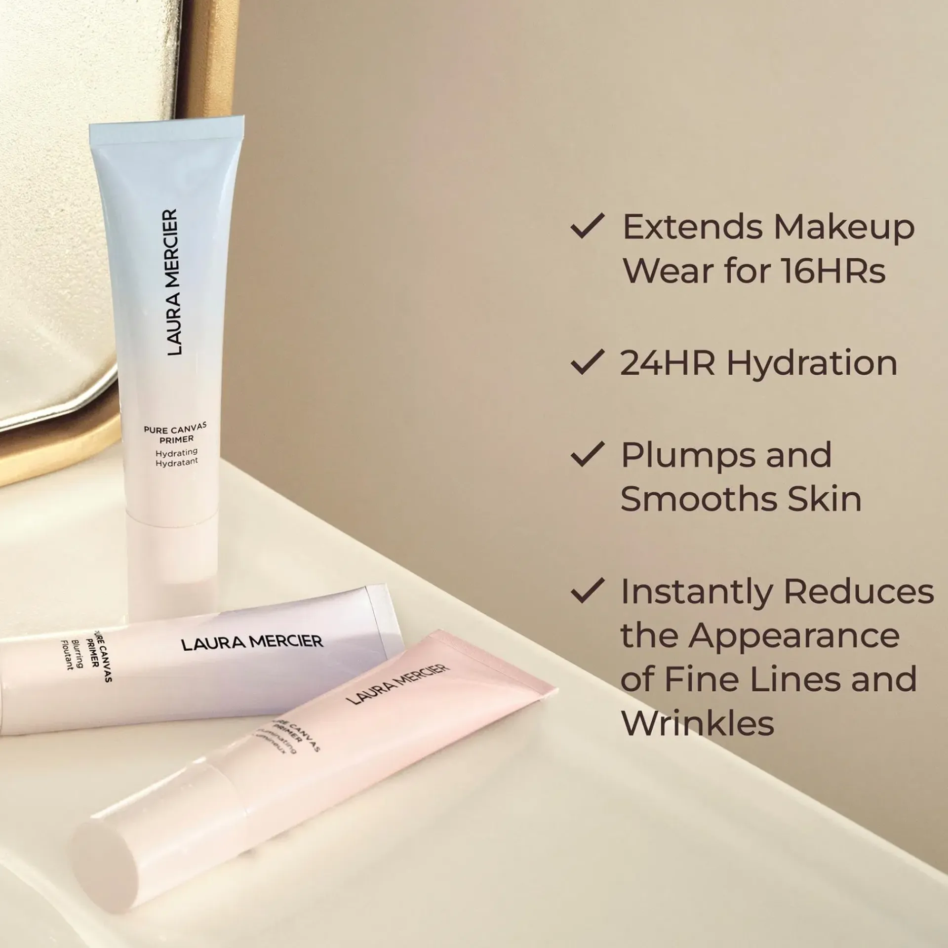 Laura Mercier Kasvomeikit<Pure Canvas Hydrating Primer meikinpohjustaja 15 ml