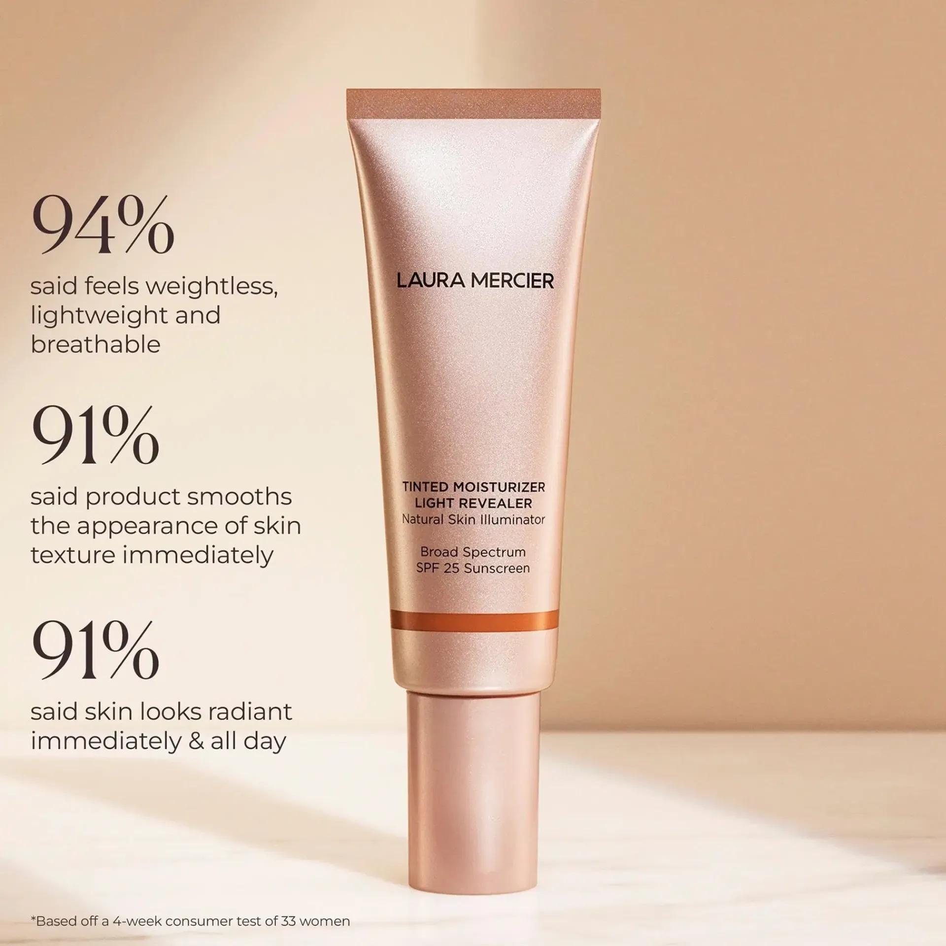 Laura Mercier Kasvomeikit<Tinted Moisturizer Light Revealer Natural Skin Illuminator SPF 25 heleyttäjä 50 ml