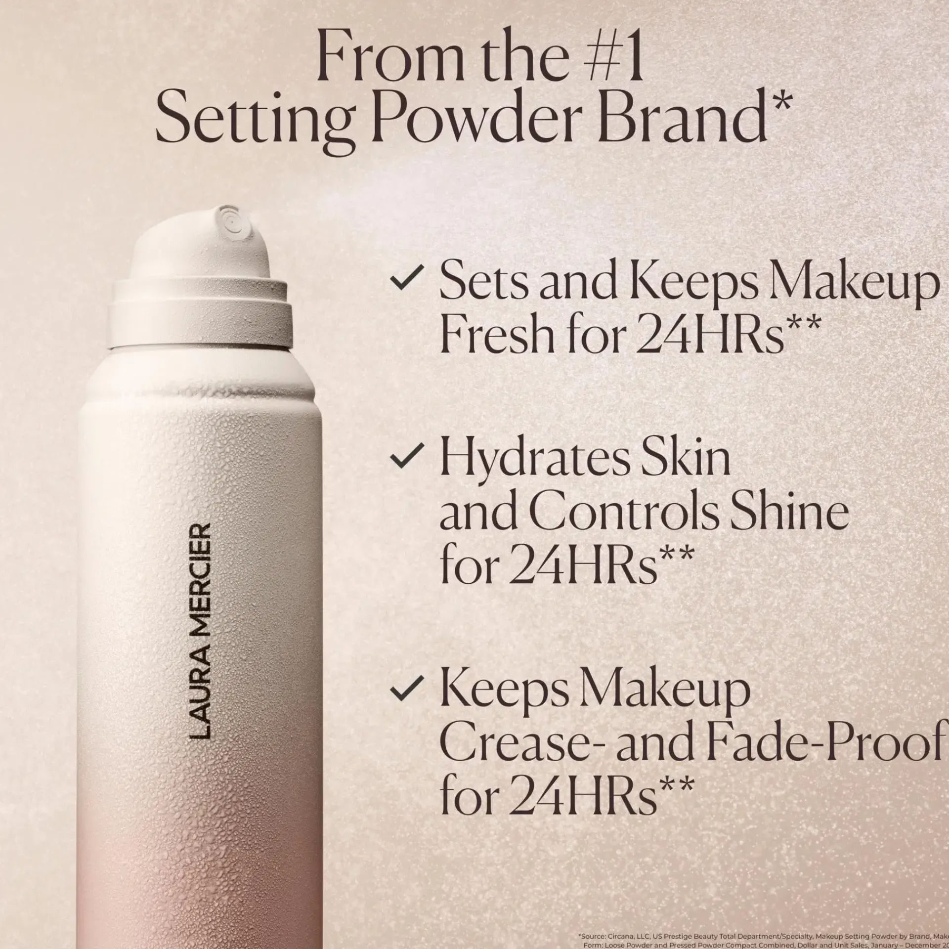 Laura Mercier Kasvomeikit<Translucent Hydrating Setting Spray Ultra - Blur meikinkiinnityssuihke 100 ml