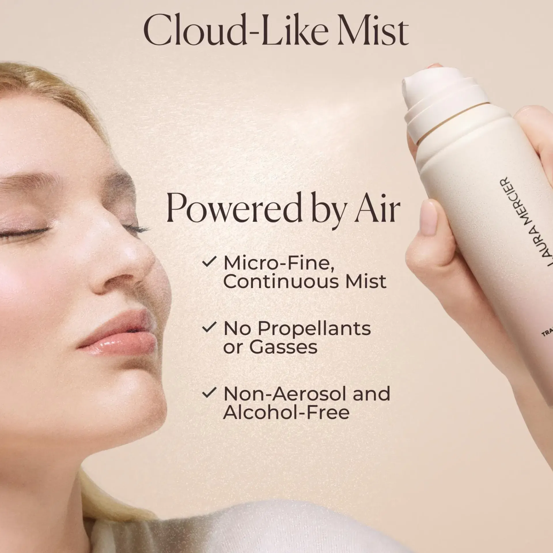 Laura Mercier Kasvomeikit<Translucent Hydrating Setting Spray Ultra - Blur meikinkiinnityssuihke 100 ml