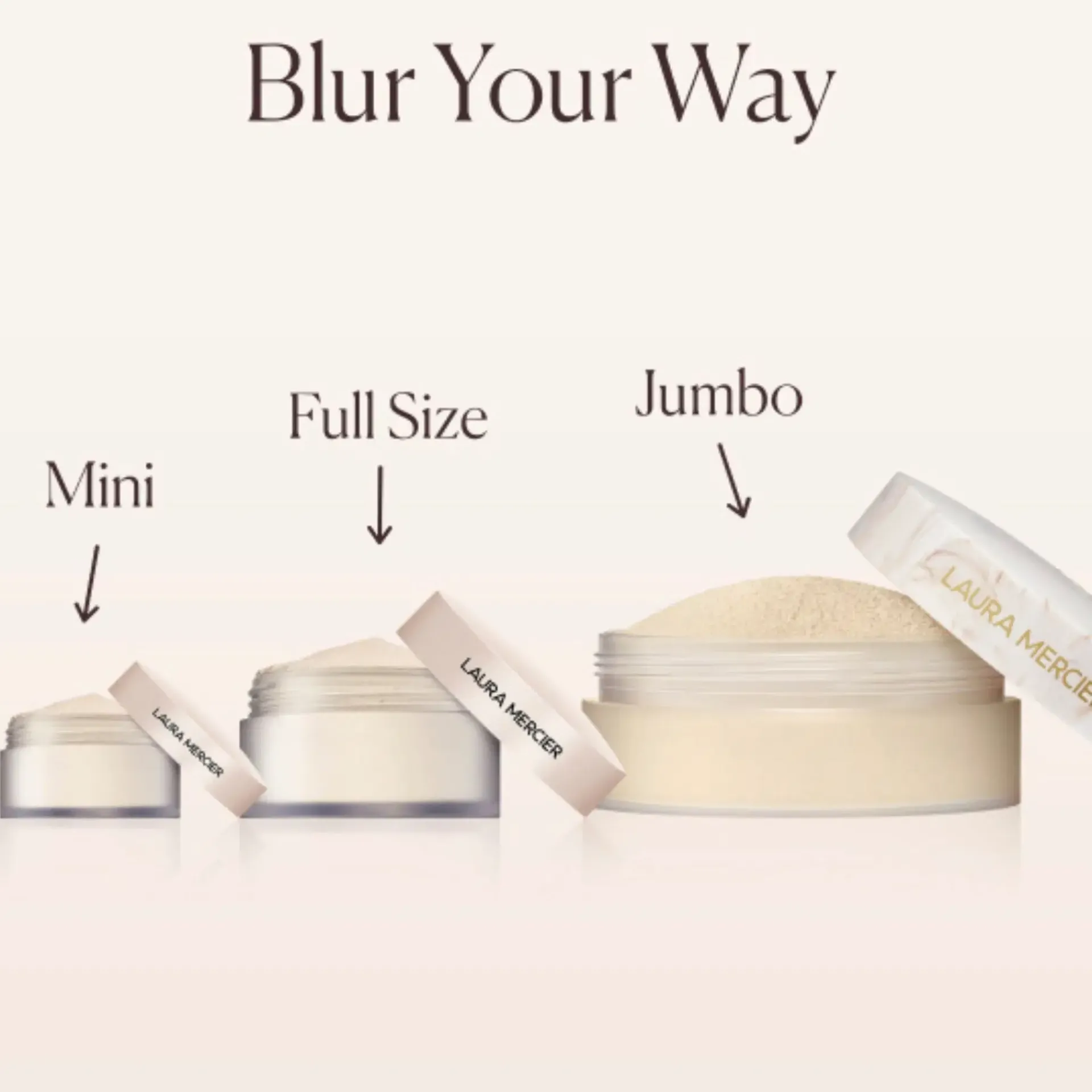 Laura Mercier Kasvomeikit<Translucent Loose Setting Powder Ultra Blur Jumbo irtopuuteri 29 g