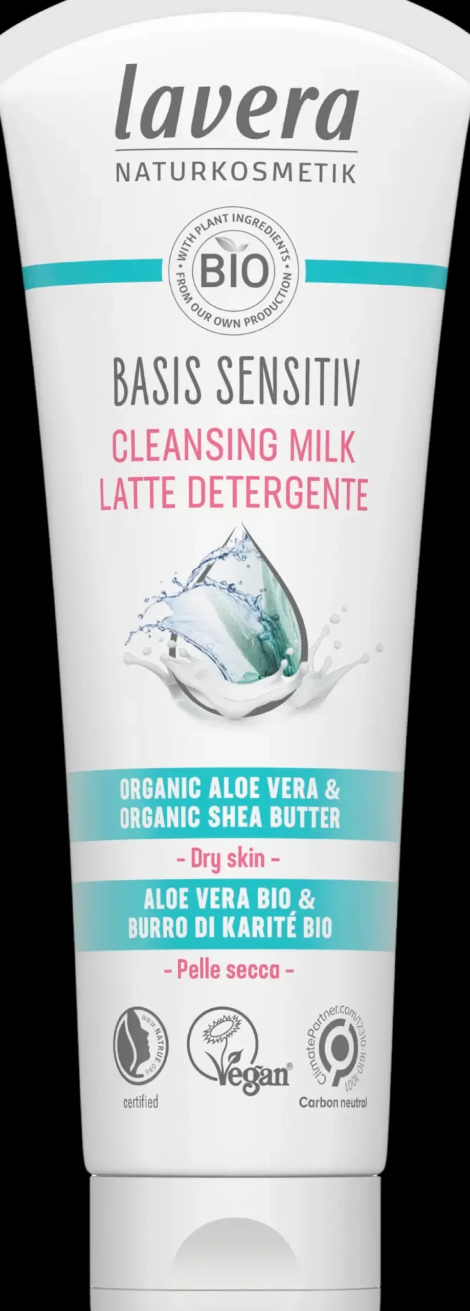 lavera Ihohaasteet|Ihotyypit<Basis Sensitiv Cleansing Milk 125ml