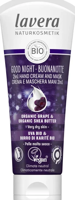 lavera Ihonhoito|Käsienhoito<Good Night Käsivoide&Mask 75ml