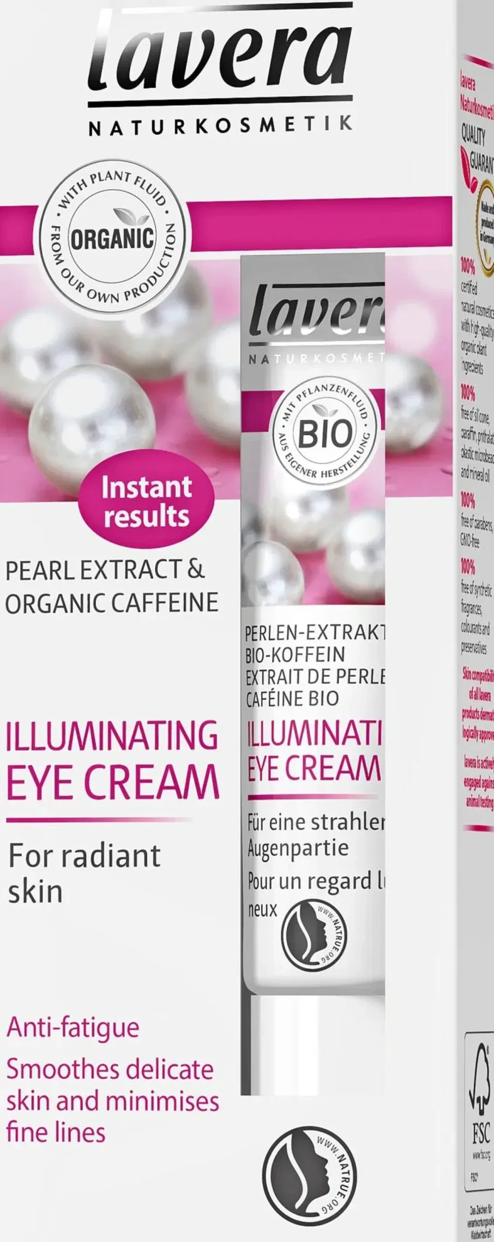 lavera Ihonhoito|Kasvojenhoito<Illuminating Eye Cream silmänympärysvoide 15ml