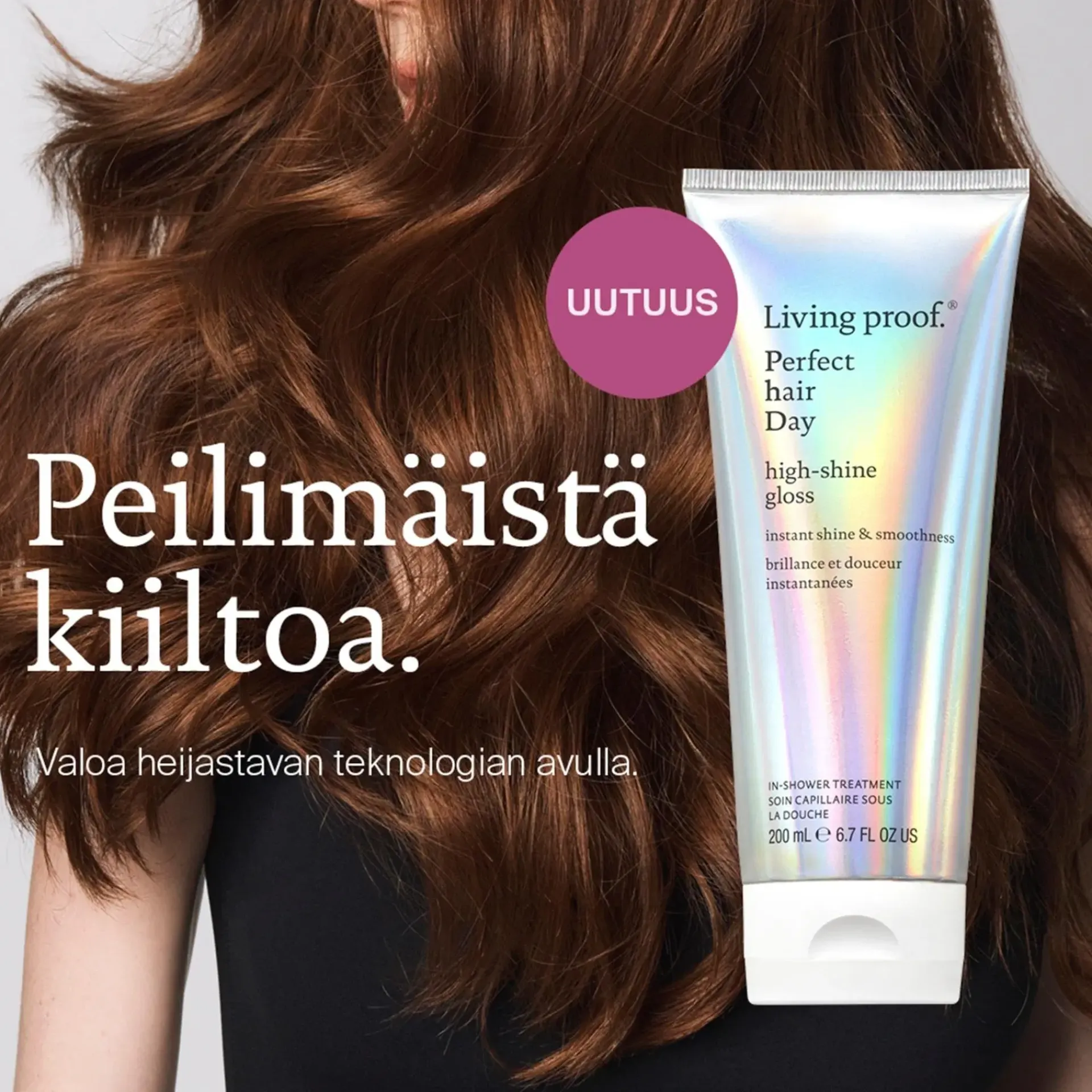 Living Proof Curly Girl -Tuotteet|Hiustenhoito<phd hi-shine gloss kiiltohoito 200ml