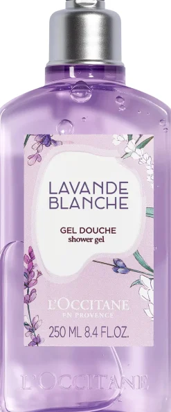 L’Occitane en Provence Vartalonhoito<L'Occitane White lavender suihkugeeli 250 ml
