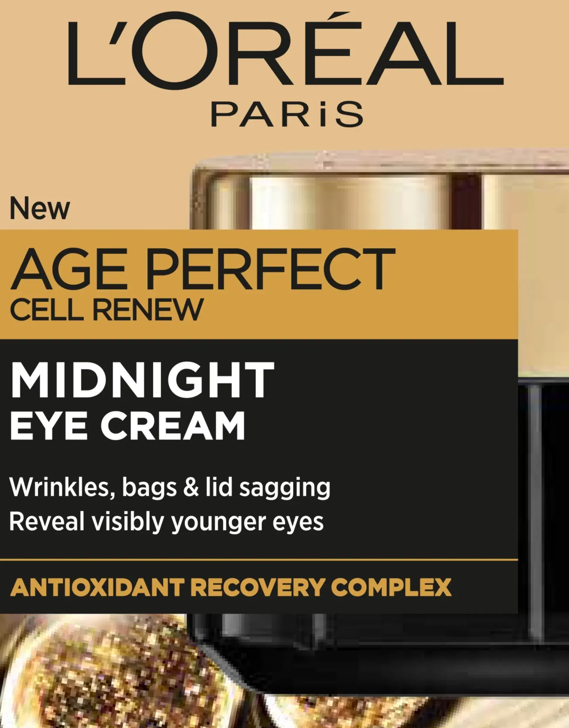 L'Oréal Paris Kasvojenhoito<Age Perfect Cell Renew Midnight Eye Cream silmänympärysvoide normaalille iholle 15ml