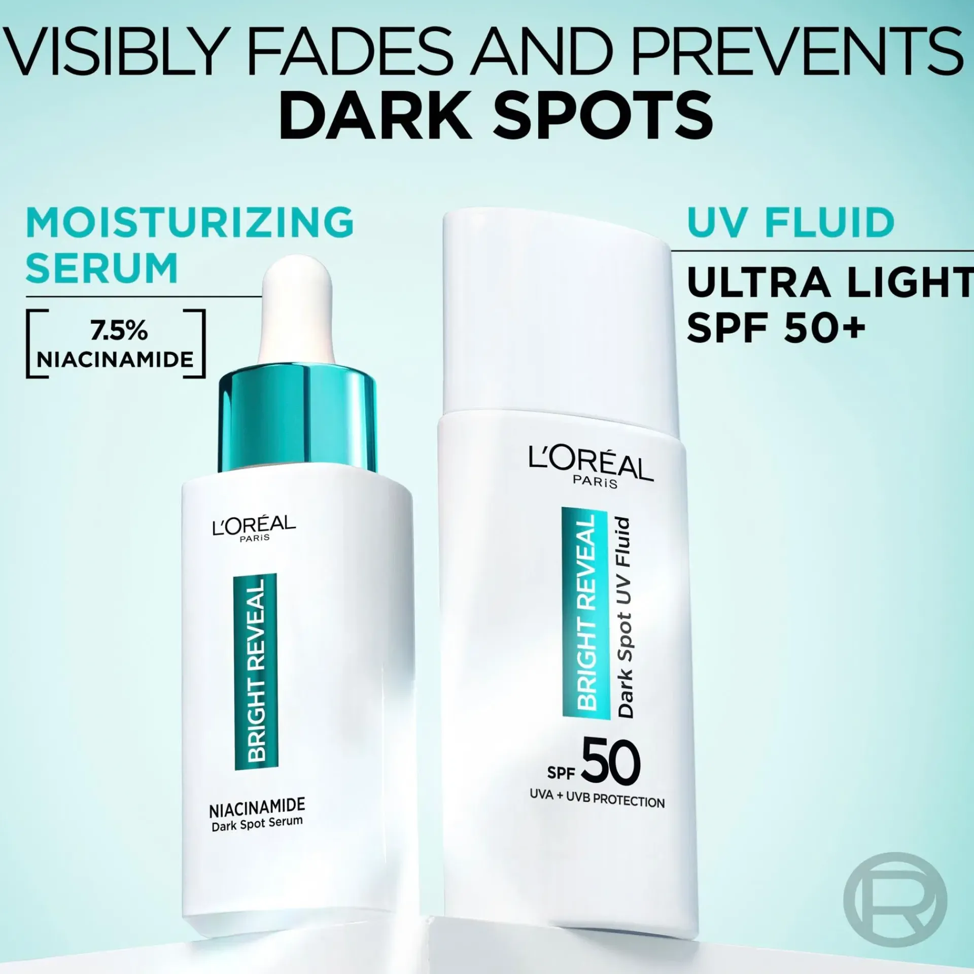 L'Oréal Paris Kasvojenhoito<Bright Reveal Niacinamide Dark Spot UV Lotion SK 50+ päivävoide 50ml