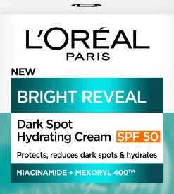 L'Oréal Paris Kasvojenhoito<Bright Reveal Niacinamide Dark Spot Hydrating Cream SK 50 päivävoide 50ml