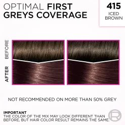L'Oréal Paris Hiusvärit<Casting Crème Gloss 415 Iced Brown Syvä Kastanjanruskea kevytväri 1kpl