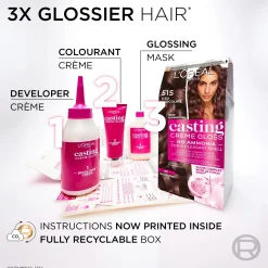 L'Oréal Paris Hiusvärit<Casting Crème Gloss 618 Vanilla Mocha kevytväri 1kpl