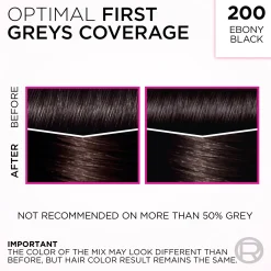 L'Oréal Paris Hiusvärit<Casting Crème Gloss 200 Ebony Black Musta kevytväri 1kpl