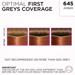 L'Oréal Paris Hiusvärit<Casting Crème Gloss 645 Amber Kastanjanruskea kevytväri 1kpl