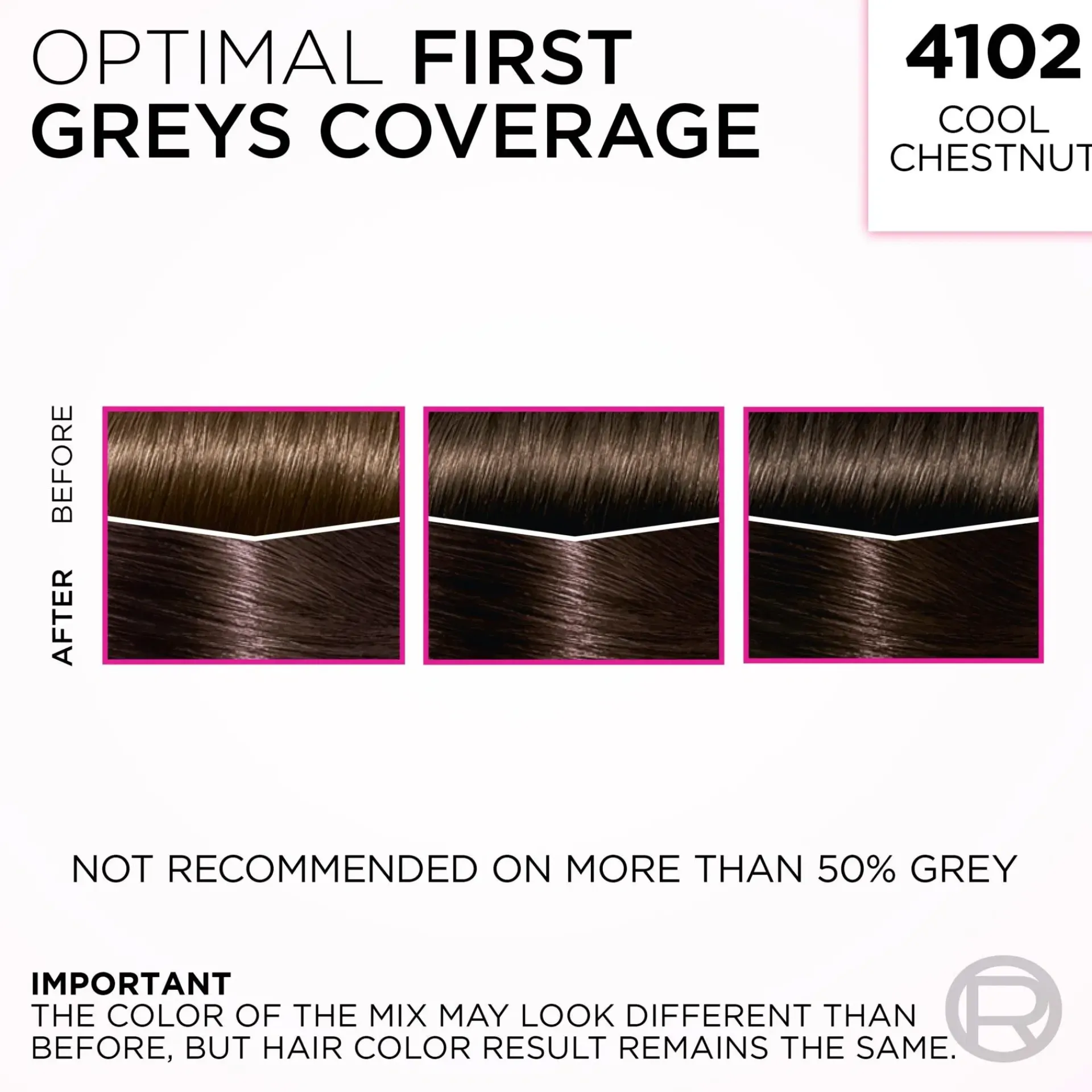 L'Oréal Paris Hiusvärit<Casting Crème Gloss 4102 Keskiruskea Tuhka Neutraali Helmiäinen kevytväri 1kpl