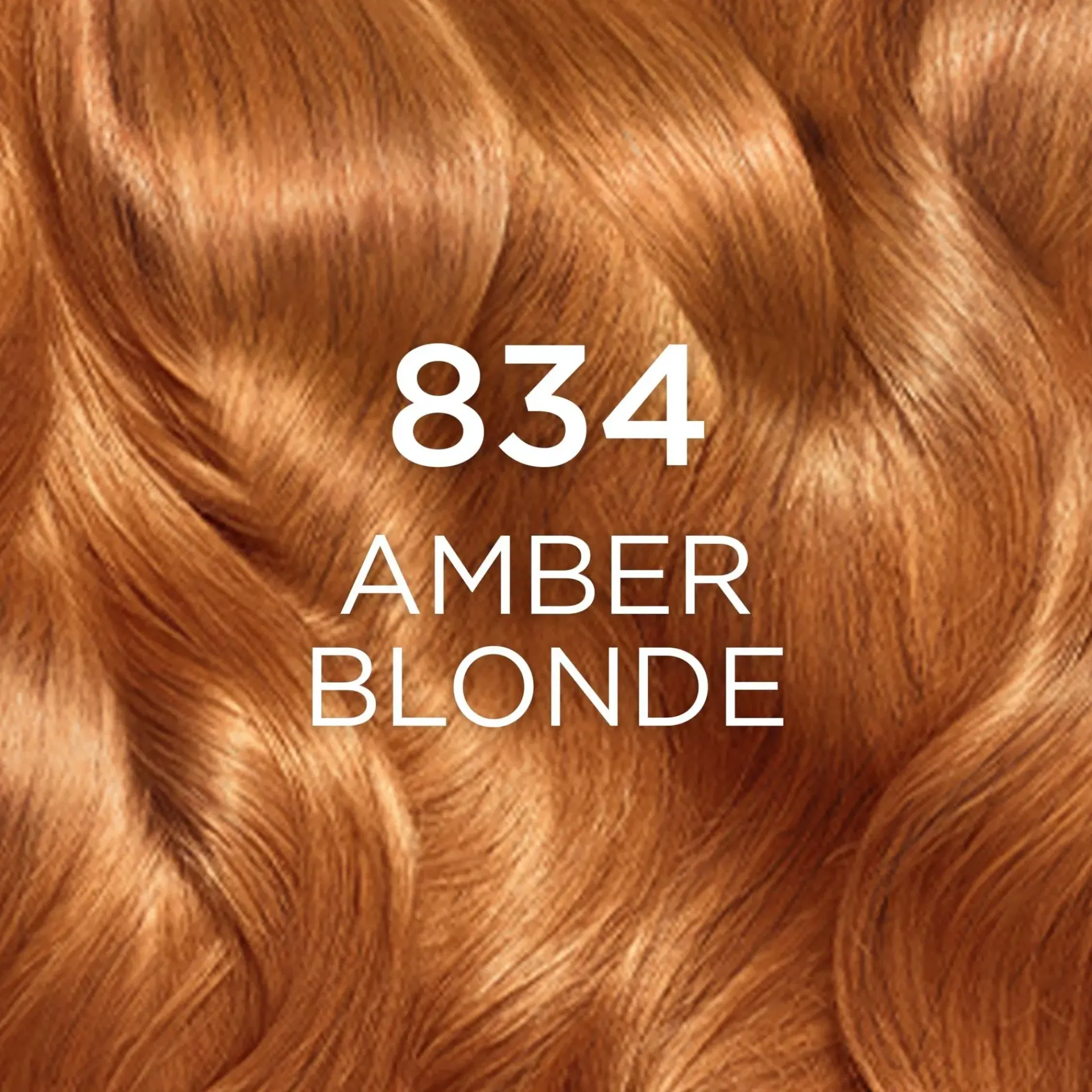 L'Oréal Paris Hiusvärit<Casting Crème Gloss 834 Amber Blonde Luonnonvaalea Kuparikulta kevytväri 1kpl
