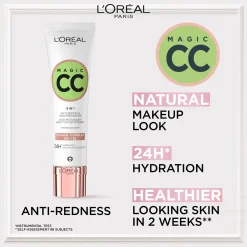 L'Oréal Paris Kasvomeikit<C'est Magic Anti-redness Skin Enhancer CC -voide 30ml