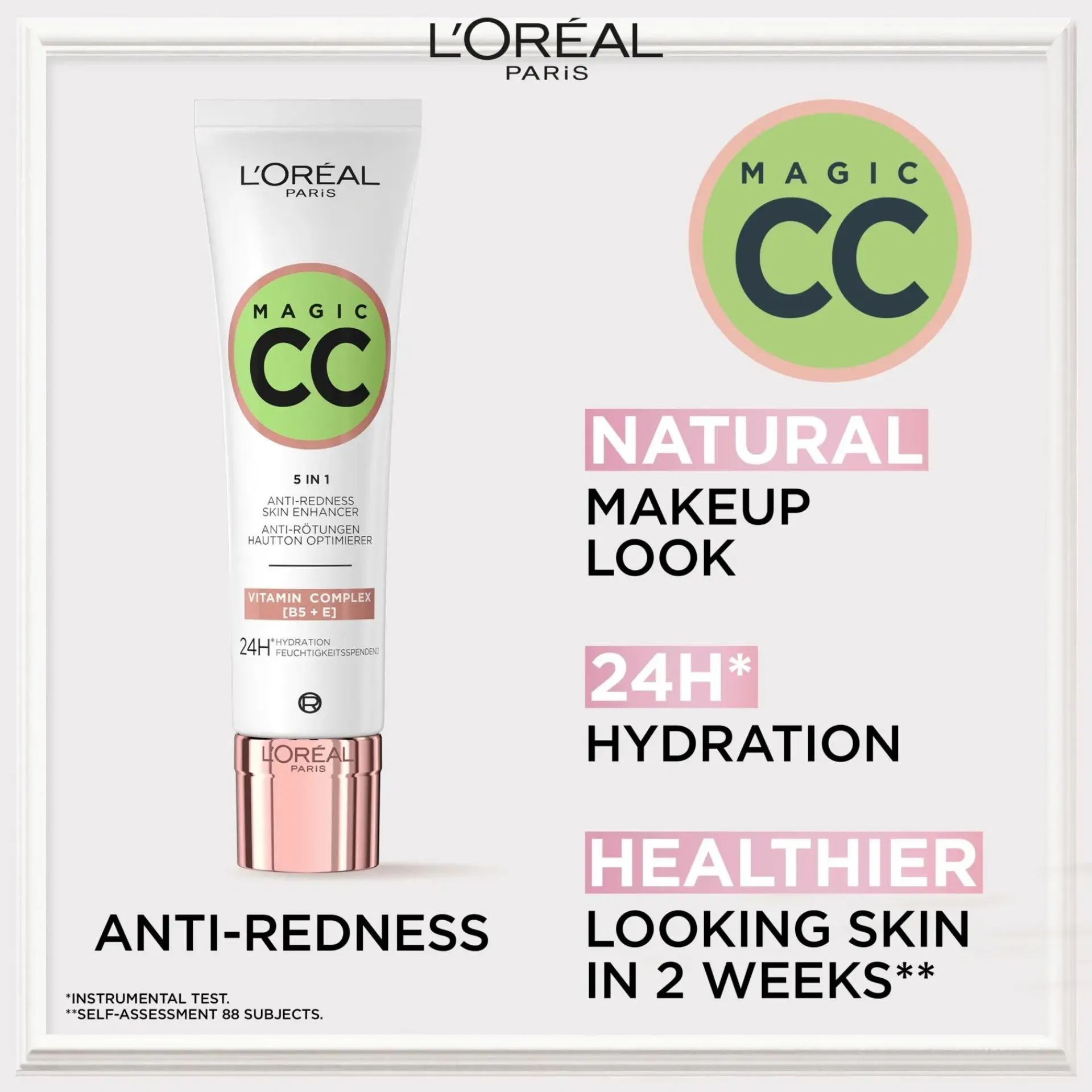 L'Oréal Paris Kasvomeikit<C'est Magic Anti-redness Skin Enhancer CC -voide 30ml