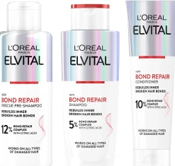 L'Oréal Paris Shampoot<Elvital Bond Repair Pre-Shampoo vaurioituneille hiuksille 200ml