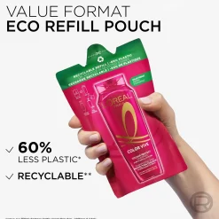L'Oréal Paris Shampoot<Elvital Color Vive shampoon täyttöpakkaus värjätyille hiuksille 250 ml